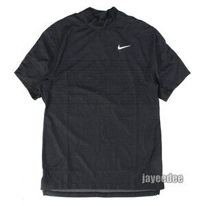 NIKE TIGER WOODS ADV MOCK SHIRT CUSTOM ATHLETE EXCLUSIVE DR5324-010 BLACK